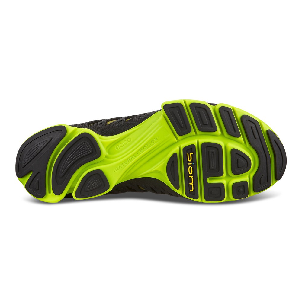 Tenis De Montaña Hombre - ECCO Biom Aex Bajos Two-Tone - Negros/Verdes - IQP364925